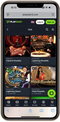 Playdash Live Casino
