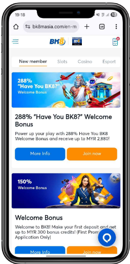 BK8 bonus casino MY