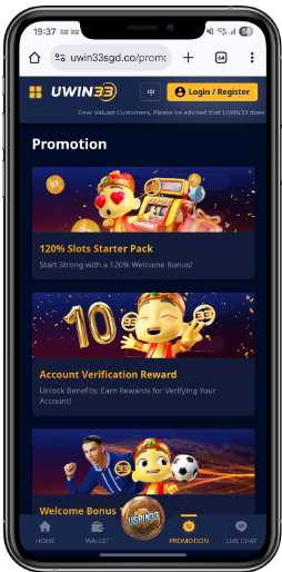Uwin33 bonus casino