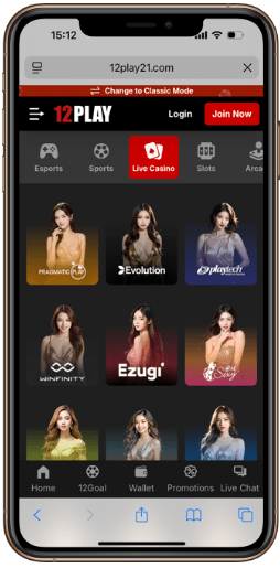 12Play Live Casino