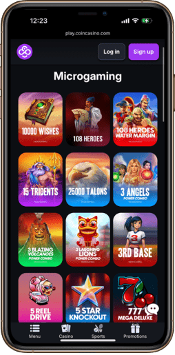 CoinCasino Microgaming