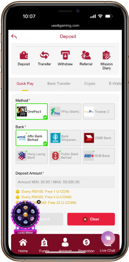 Deposit Money