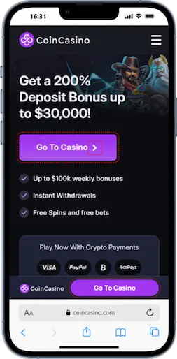 CoinCasino Crypto Casino