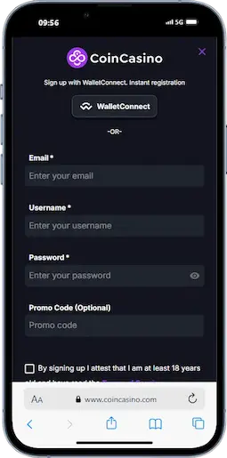 Step 2 - Complete the Simple Registration Form