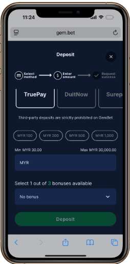 Make Your First Deposit