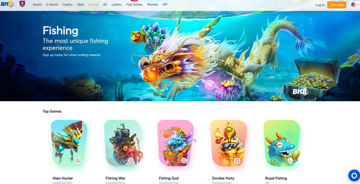BK8 Fishing Games