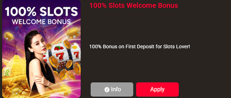 EU9 100% Slots Welcome Bonus