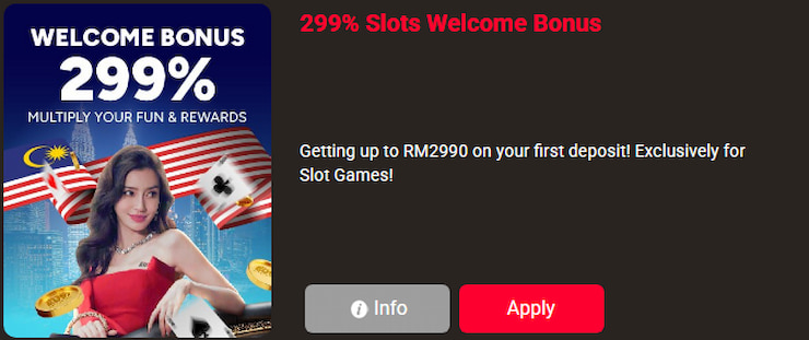 EU9 299% Welcome Bonus