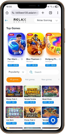 BK8 Relax Gaming Casino