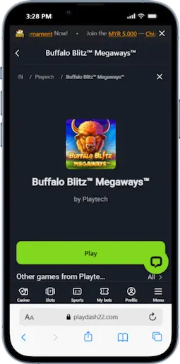 Buffalo Blitz Slot Game From Playtech