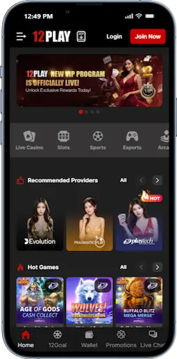 Register At 12Play Casino Step 1